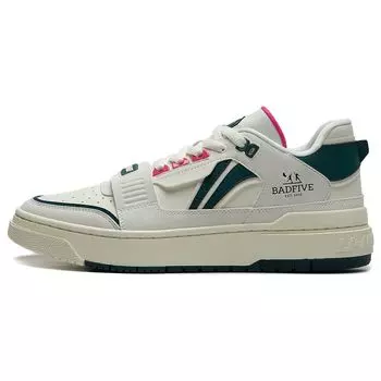 Баскетбольные кроссовки Li Ning Rookie Rebound с легким амортизирующим эффектом, нескользящие, унисекс, белые, зеленые, ABCT067-1 36