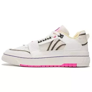 Баскетбольные кроссовки Li Ning Rookie с амортизацией, нескользящие, прочные, низкие, в стиле ретро, женские, кроссовки Off-White ABCS024-1 35