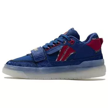 Баскетбольные кроссовки Li Ning Rookie с амортизацией, нескользящие, прочные, низкие, в стиле ретро, женские, темно-синие, ABCS050-11 36