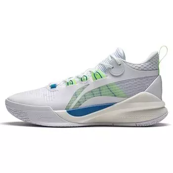 Баскетбольные кроссовки Li Ning Sonic 10 Team мужские кроссовки белые зеленые ABPS015-1 43