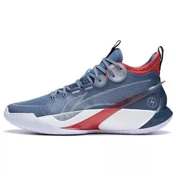 Баскетбольные кроссовки Li Ning Sonic 10 Ultra Durable Breathable Mid-Top мужские баскетбольные кроссовки синие белые красные ABAS145-7 44