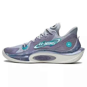 Баскетбольные кроссовки Li Ning Sonic 11 Astro-S1 из искусственной кожи с амортизацией, нескользящие, износостойкие, с низким верхом, мужские кроссовки кирпично-серого цвета ABAT021-3 44