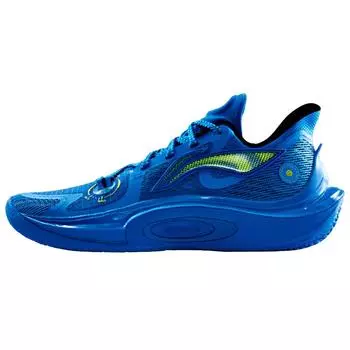 Баскетбольные кроссовки Li Ning Sonic 11 Cold Fire Performance, удобные, амортизирующие, нескользящие, прочные, с низким верхом, мужские, синие, ABAT021-8 44