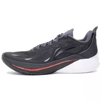 Баскетбольные кроссовки Li Ning Sonic 12 легкие, высокопрочные, амортизирующие, нескользящие, низкие, мужские, черные ABAU019-8 39