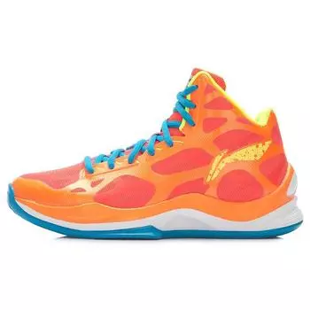 Баскетбольные кроссовки Li Ning Sonic 3 BB Lite Mid мужские кроссовки оранжево-синие ABPK021-6 45