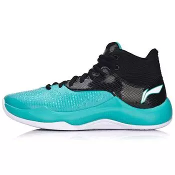 Баскетбольные кроссовки Li Ning Sonic 5 TD мужские баскетбольные кроссовки черные зеленые ABPM005-1 41