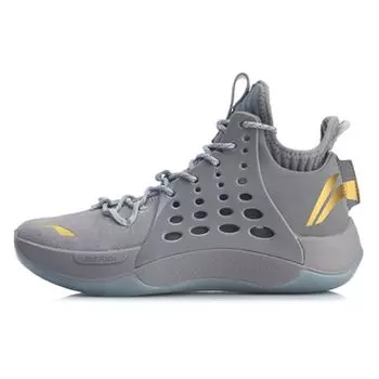 Баскетбольные кроссовки Li Ning Sonic 7 V2 Shock Absorbent Anti-Slip Mid-Top мужские кроссовки серые ABAP077-1 42