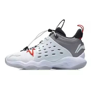 Баскетбольные кроссовки Li Ning Sonic 7 Comfortable Mid-Top Детские кроссовки Белый Серый YKBR026-1 39
