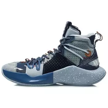 Баскетбольные кроссовки Li Ning Sonic 8 High-Top мужские кроссовки синие ABAQ107-4 40