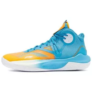 Баскетбольные кроссовки Li Ning Sonic 9 Team, удобные, универсальные, амортизирующие, нескользящие, износостойкие, с поддержкой и отскоком, среднего размера, мужские кроссовки ABPR017-12 44