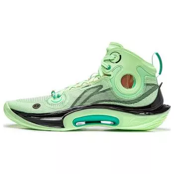 Баскетбольные кроссовки Li Ning Sonic Ultra High-Top, мужские кроссовки, флуоресцентно-светло-зеленые ABAT019-2 45