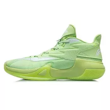 Баскетбольные кроссовки Li Ning Speed SE Shock Absorbation Mid-Top мужские кроссовки New-Leaf-зеленый ABPR061-2 45