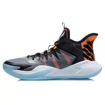 Баскетбольные кроссовки Li Ning Storm 2021 из ткани, синтетической кожи, термополиуретана, амортизации, нескользящие, износостойкие, дышащие, с поддержкой, среднего размера ABFR007-2 41
