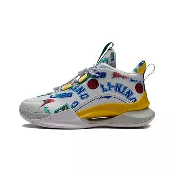 Баскетбольные кроссовки Li Ning Team 2.0 детские кроссовки белые зеленые YKBS016-3 42