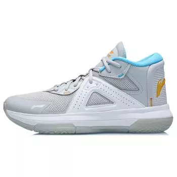 Баскетбольные кроссовки Li Ning Team Emblem Mid Мужские баскетбольные кроссовки Coin-Gray ABAR117-4 45