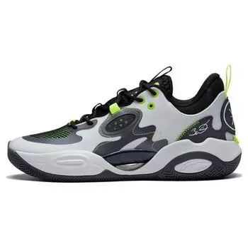 Баскетбольные кроссовки Li Ning Wade Allday Durable Breathable Low Top, мужские кроссовки серого цвета ABPT007-1 43