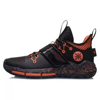 Баскетбольные кроссовки Li Ning Wade Block Fabric Synthetic Leather Shock Absorbing Anti-Slip Wear Resistance Support Low-Top Men ABPR065-6 41