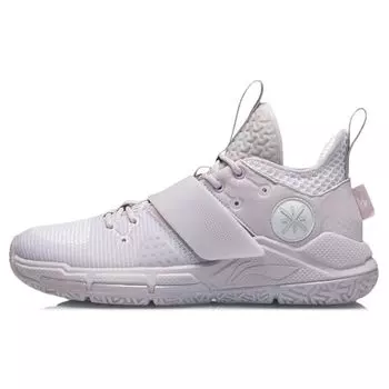 Баскетбольные кроссовки Li Ning Wade Block Shock Absorbing Non-Slip Wear-Stick с низким верхом для мужчин, розовые ABPR065-5 46