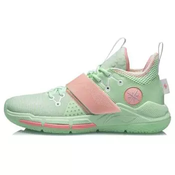 Баскетбольные кроссовки Li Ning Wade Block Fabric Synthetic Leather с амортизацией, нескользящие, износостойкие, с отскоком, низкие, мужские баскетбольные кроссовки ABPR065-2 39