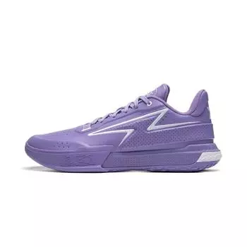 Баскетбольные кроссовки Li Ning Wade Lightning Miami Night, удобные, прочные, нескользящие, низкие, мужские, фиолетовые, ABPU039-5 44