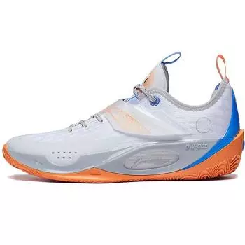 Баскетбольные кроссовки Li Ning Wade Way 808 2.0 с амортизацией, нескользящие, износостойкие, дышащие, низкие, мужские, двухцветные, ABPT017-3 39