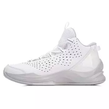 Баскетбольные кроссовки Li Ning Winding Court Shock Absorbation Rebound Mid-Top унисекс белые серые ABPN007-2 44