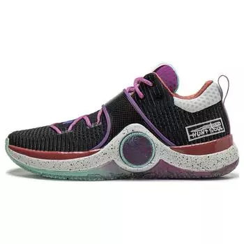 Баскетбольные кроссовки Li Ning Wow 6 Wade Way Kuising Dandou легкие, нескользящие, амортизирующие, среднего размера, мужские, черные ABAT131-9 41