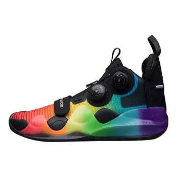 Баскетбольные кроссовки Li Ning Wow 8 Wade 8 Pride Rebound Support Wrap с нескользящей подошвой средней высоты, мужские кроссовки Rainbow ABEP001-10 41