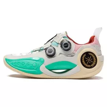 Баскетбольные кроссовки Li Ning Wow 9 Wade 9 City Limited Beijing с нескользящей подошвой и износостойким отскоком, мужские кроссовки белого, синего, красного цвета ABES003-1