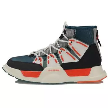 Баскетбольные кроссовки Li Ning Wu Dao из искусственной кожи, амортизирующие, дышащие, легкие, прочные, с высоким верхом, в стиле ретро AGBP089-5 39