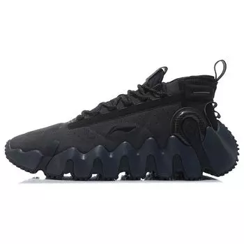 Баскетбольные кроссовки Li Ning Wu Xing 2 Wntr из искусственной кожи с отражающей способностью, амортизацией, противоскользящими, с низким верхом, в стиле ретро, мужские кроссовки AGBR057-5 39