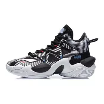 Баскетбольные кроссовки Li Ning Youth Air Strike Low, удобные, нескользящие, износостойкие, дышащие, легкие, с отскоком, среднего размера YKBR036-43 32