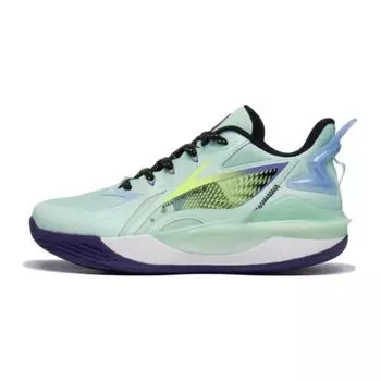 Баскетбольные кроссовки Li Ning Youth Pioneer Ling Team 3.0 мягкие, легкие, нескользящие, износостойкие, с низким верхом, детские баскетбольные кроссовки, зеленые YKBT042-1 41
