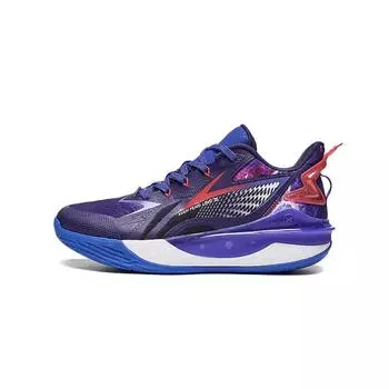 Баскетбольные кроссовки Li Ning Youth Pioneer Team 3.0 V2 с амортизацией, легкие, с отскоком, низкие, детские баскетбольные кроссовки Deep-Sky-Blue YKBT042-7 39