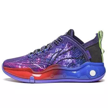 Баскетбольные кроссовки Li Ning Youth Pioneer Ling Premium 3.5, удобные, нескользящие, амортизирующие, низкие, детские, синие, YKBT040-3 35