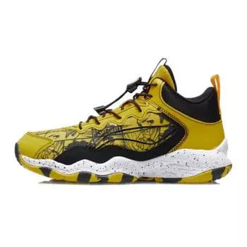 Баскетбольные кроссовки Li Ning Youth Pioneer Ling I TD, удобные, нескользящие, амортизирующие, износостойкие, средней высоты, детские баскетбольные кроссовки YKBR050-5 29