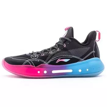 Баскетбольные кроссовки Li Ning Yu Shuai 14 Low, унисекс, черные, синие, розовые ABAR123-2 37