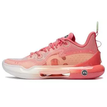 Баскетбольные кроссовки Li Ning Yu Shuai Evolution Low Peach Fabric Synthetic Leather Shock Absorbing Non-Slip Wear-Stick с низким верхом для мужчин ABAS161-8 44