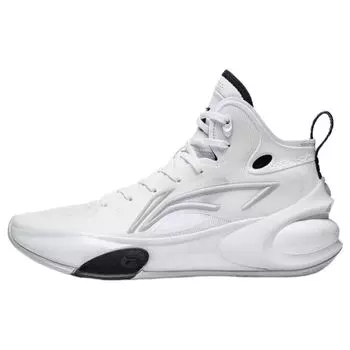 Баскетбольные кроссовки Li Ning Yu Shuai 17 Durable High-Top мужские кроссовки черные белые ABAT043-4 40