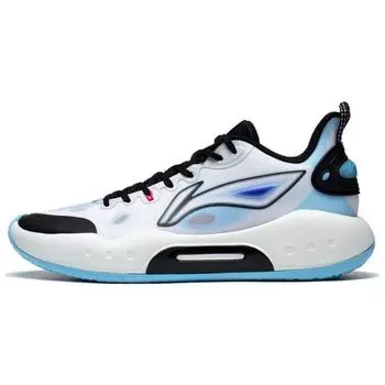 Баскетбольные кроссовки Li Ning Yu Shuai Team с амортизацией, нескользящие, низкие, мужские, белые, черные ABPT039-1 44