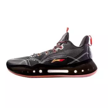 Баскетбольные кроссовки Li Ning Yu Shuai 14 Low Durable Breathable Unisex кроссовки Black Red ABAR123-6 37
