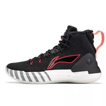 Баскетбольные кроссовки Li Ning Yu Shuai 13 с высоким верхом, мужские кроссовки, черные ABAP075-7 39