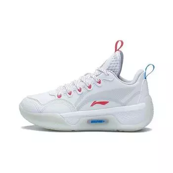 Баскетбольные кроссовки Li Ning Yu Shuai 13 Low, легкие, высокопрочные, нескользящие, износостойкие, дышащие, низкие, детские, белые, YKBS058-3 40