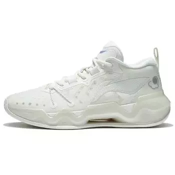 Баскетбольные кроссовки LiNing Blade 2 Low с низким верхом, прочные, дышащие, мужские, кроссовки Cloud-White ABAS039-5 41
