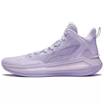 Баскетбольные кроссовки LiNing Blade 3 Lavender Shock Absorbing Anti-Slip износостойкие средней высоты мужские баскетбольные кроссовки сиреневые ABAS089-2 39