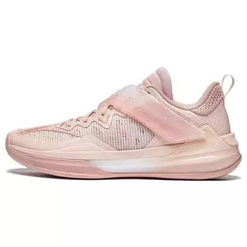 Баскетбольные кроссовки LiNing Blade 3 Team Durable Breathable Low-Top, мужские кроссовки персиково-розового цвета ABAS095-9 41