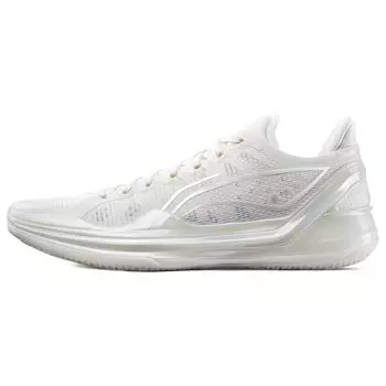 Баскетбольные кроссовки LiNing Blade 4 V2 White Pearl с амортизацией, нескользящие, легкие, с отскоком, низкие, мужские кроссовки ABAU037-7 45