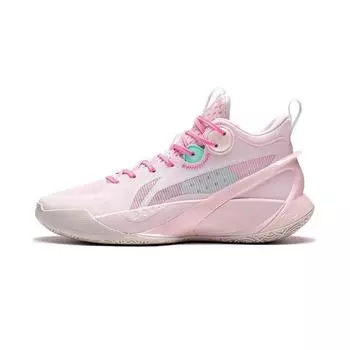 Баскетбольные кроссовки LiNing Sonic 10 Youth Mid Детские кроссовки Strawberry-Pink ABPS013-5 35