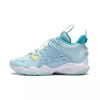 Баскетбольные кроссовки LiNing Sonic 7 Shock Absorbing Anti-Slip Durable Mid Top Детские баскетбольные кроссовки Blue YKBR026-3 33