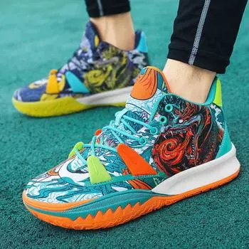 Баскетбольные кроссовки Mandarin duck 13 лет, высокие мужские кроссовки для студентов 7, спортивная обувь для детей старшего возраста 9, кроссовки для бега 6, тренировочные кроссовки 8 36